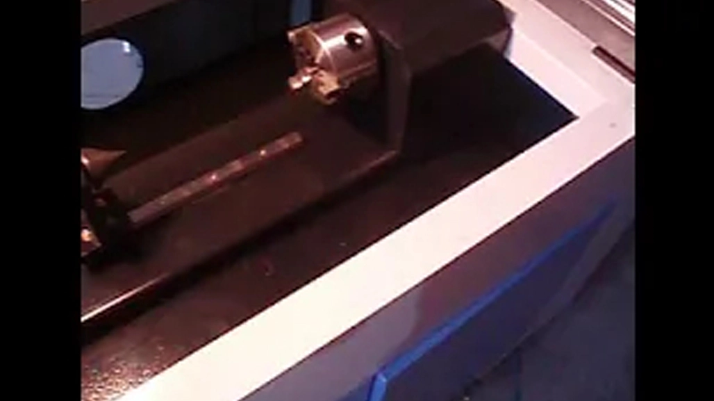 CO2 Laser Engraving Machine -- How To Take Off The Rotary Axis