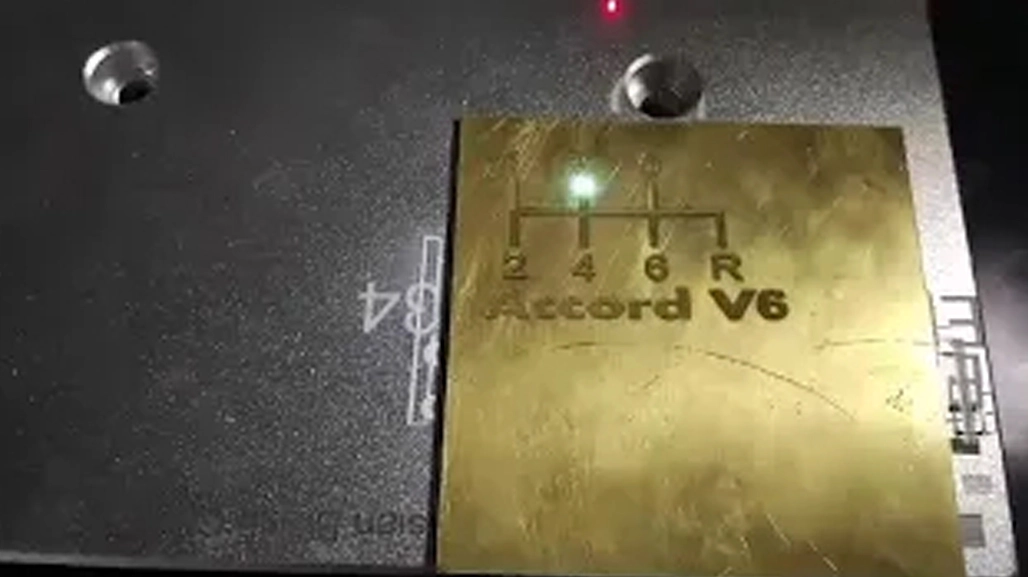 Deep Marking On Brass