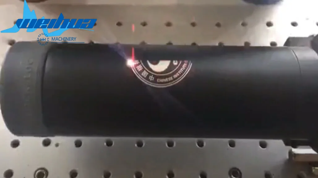 Fiber Laser Marking Machine With Rotary Axis